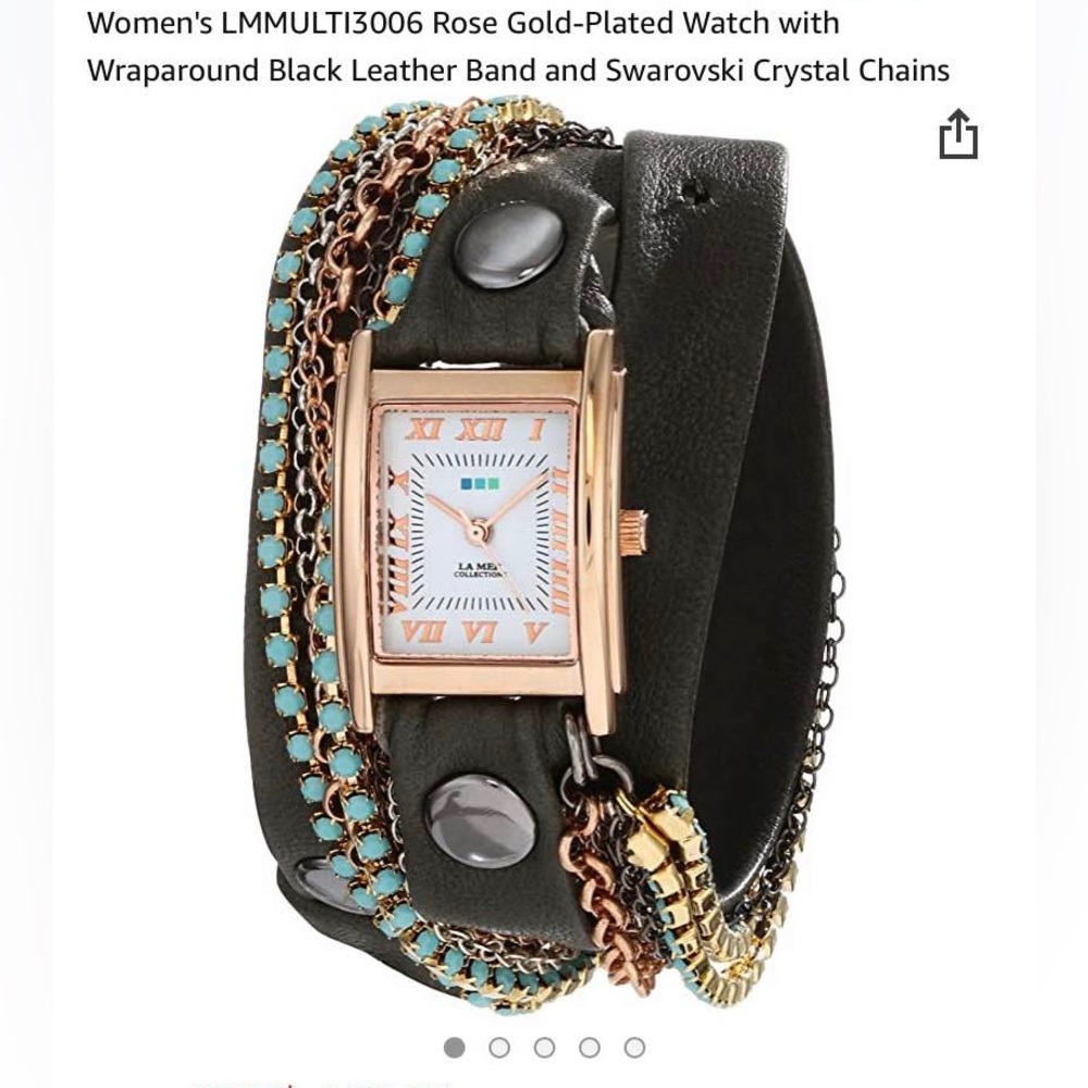 La Mer: Rose Gold-Plated Wrap Watch